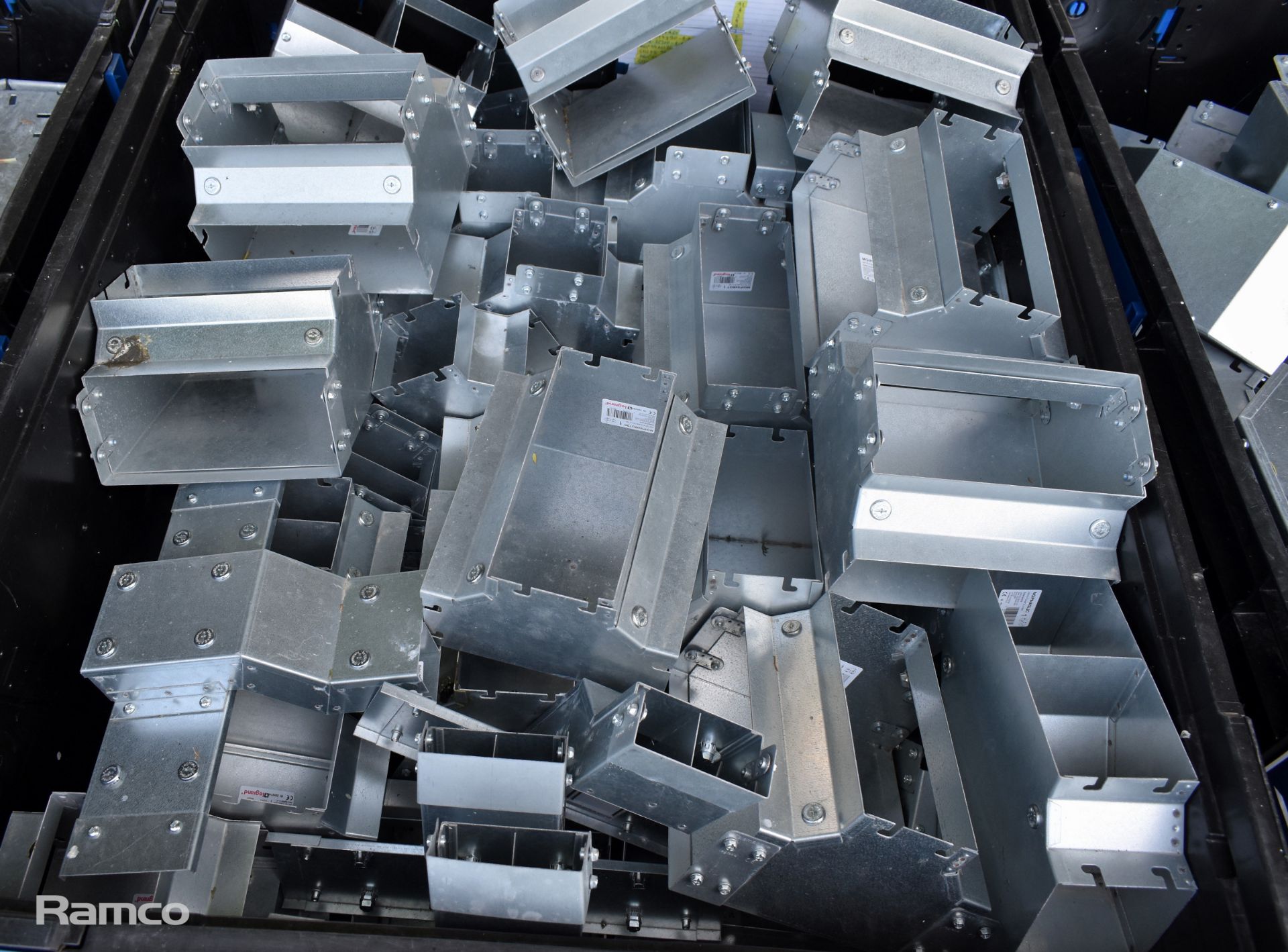 Legrand galvanised metal cable trays - approx 170kg (Plastic tote not included) - Image 2 of 7