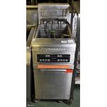 Frymaster H14 stainless steel single tank twin basket electric fryer - W 400 x D 800 x H 1100mm