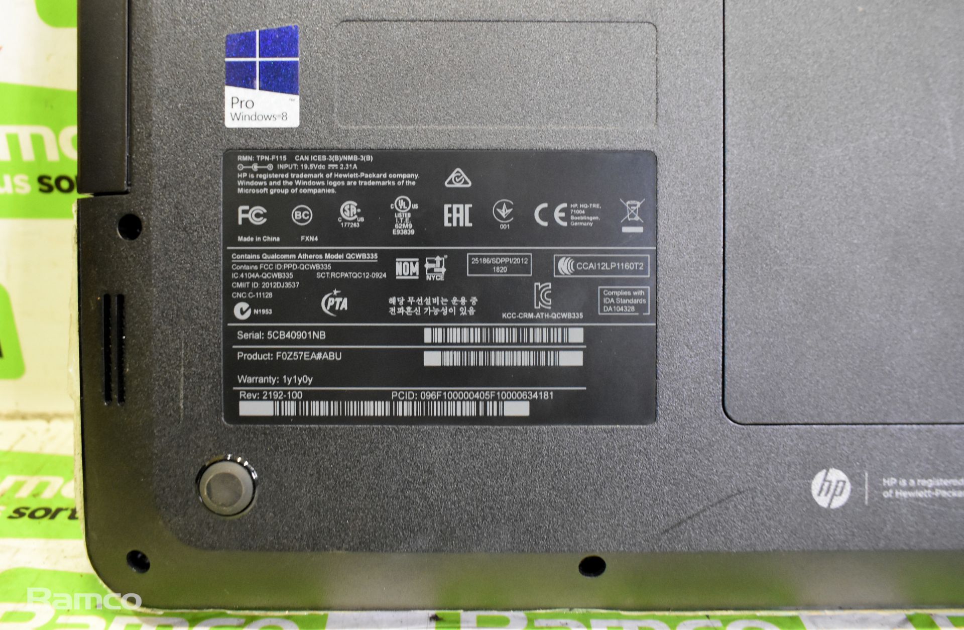 Toshiba & HP laptops - full detail in description - Image 9 of 9