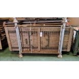18x Wooden folding tables - L 1800 x W 690 x H 770mm