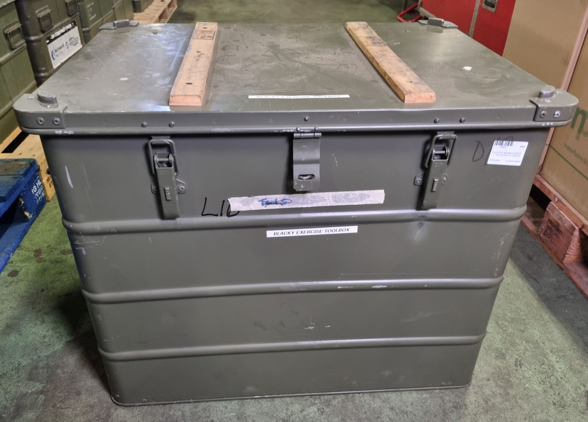 Aluminium storage container - L 790 x W 590 x H 620mm