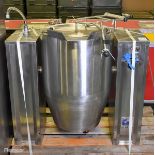 Henry Nuttall 05-0040 stainless steel 40L tilting kettle - 440V - 60Hz - W 950 x D 700 x H 1030mm