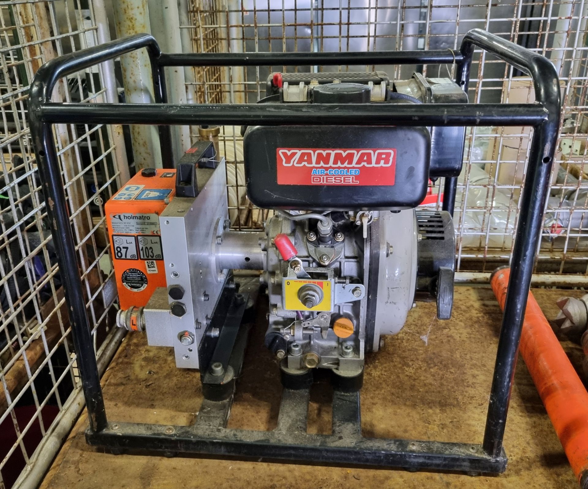 Holmatro SPU 35 YCF diesel pump, Holmatro FTW1800BU hydraulic foot operated pump & more - Image 4 of 8