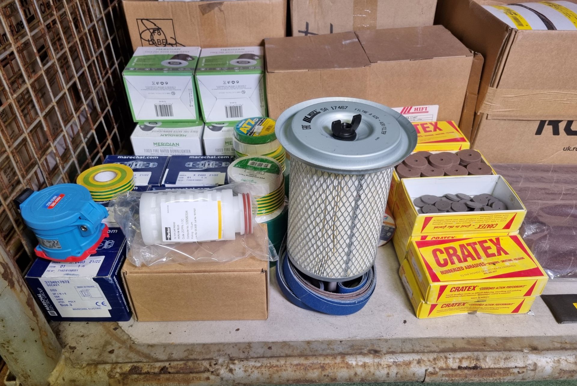 Workshop supplies and consumables - LED light retrofit kits, sanding belts, sanding blocks - Image 2 of 6