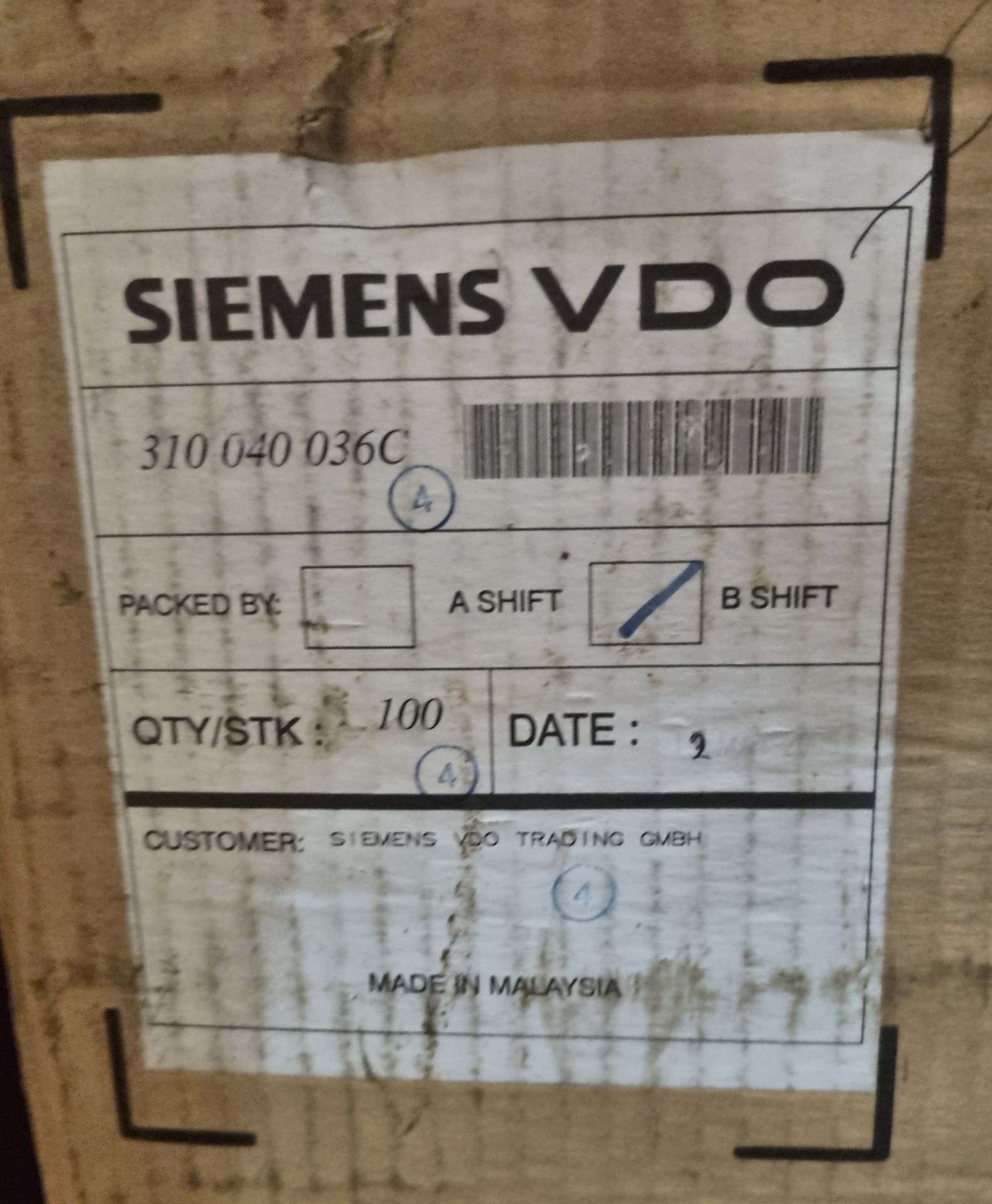 100x Siemens VDO water temp gauges - Bild 5 aus 5