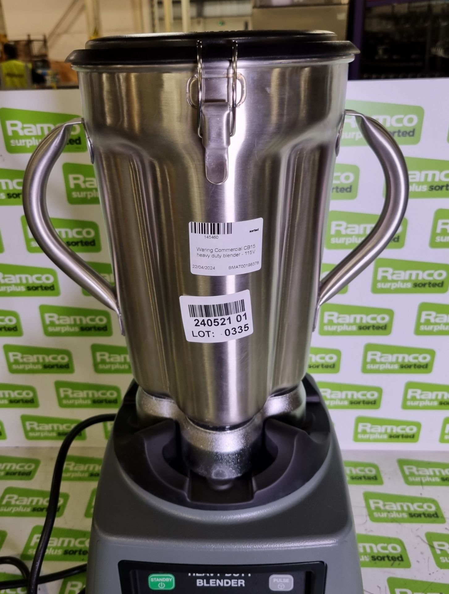 Waring Commercial CB15 heavy duty blender - 115V - Image 3 of 7