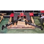 Exigo bench press frame - W 1370 x D 1220 x H 1770mm - NO BENCH