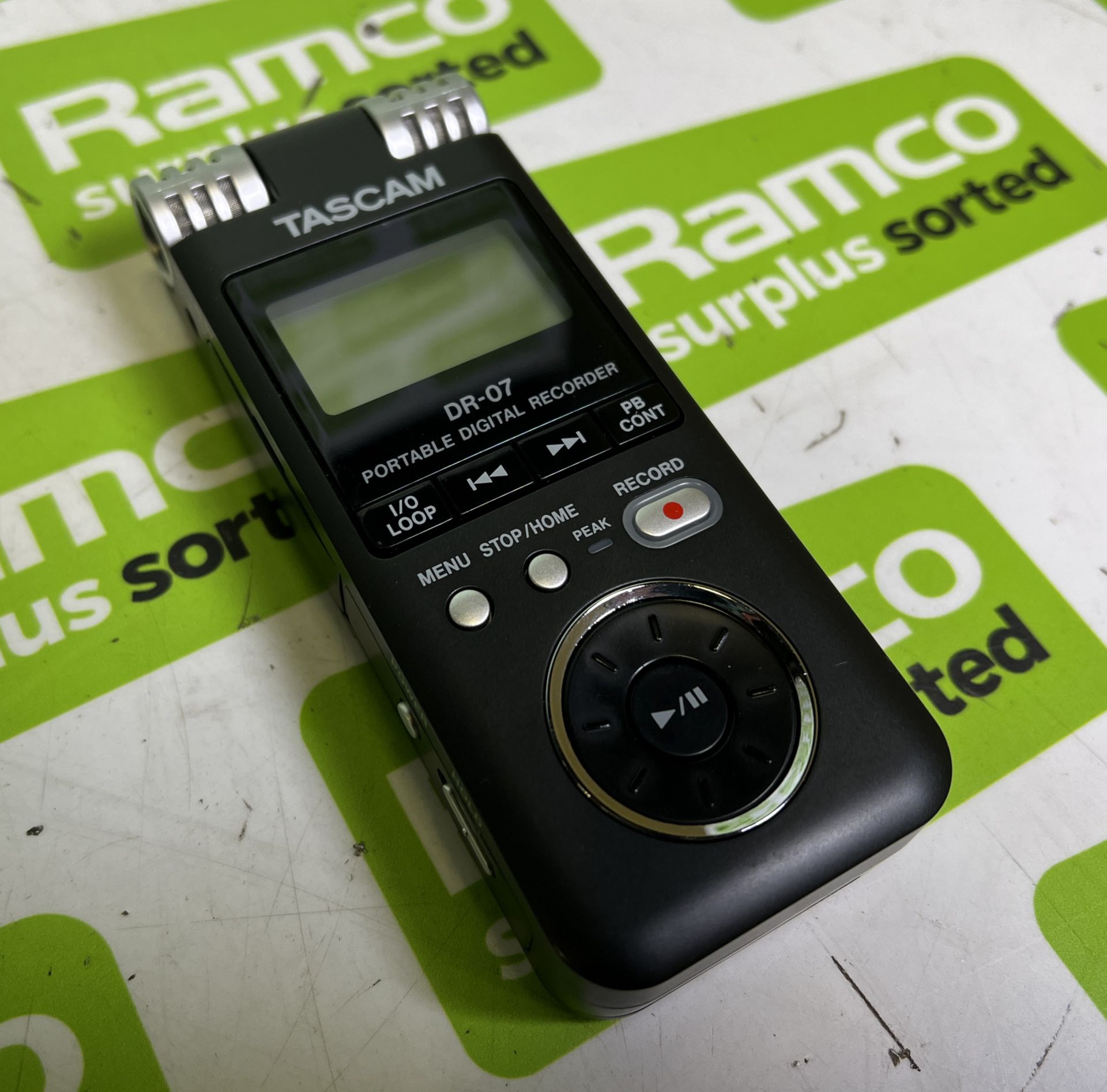 Tascam DR-07 digital audio recorder in case - Image 3 of 6