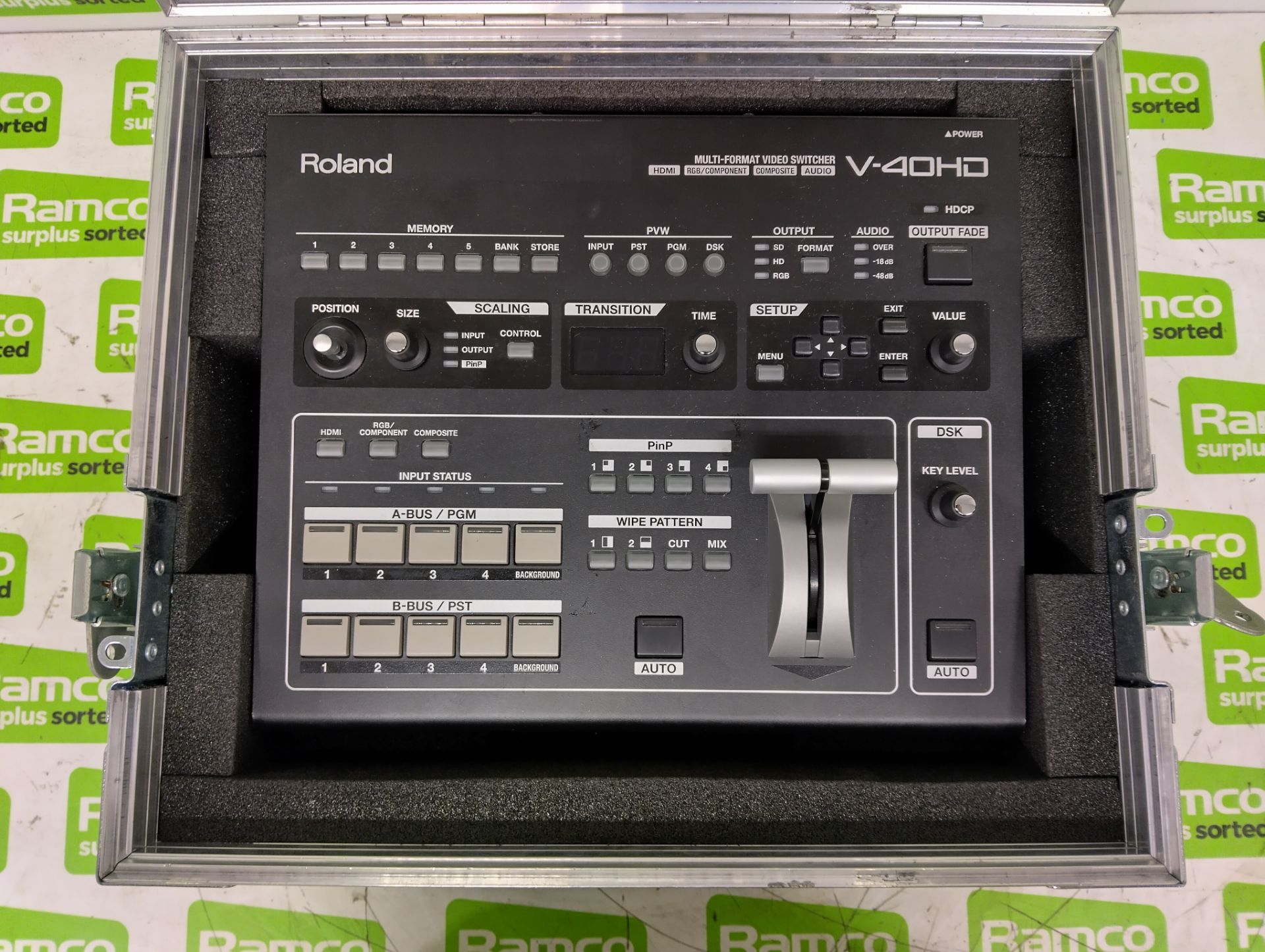 Roland V-40HD multi-format video switcher with flight case - Image 2 of 6