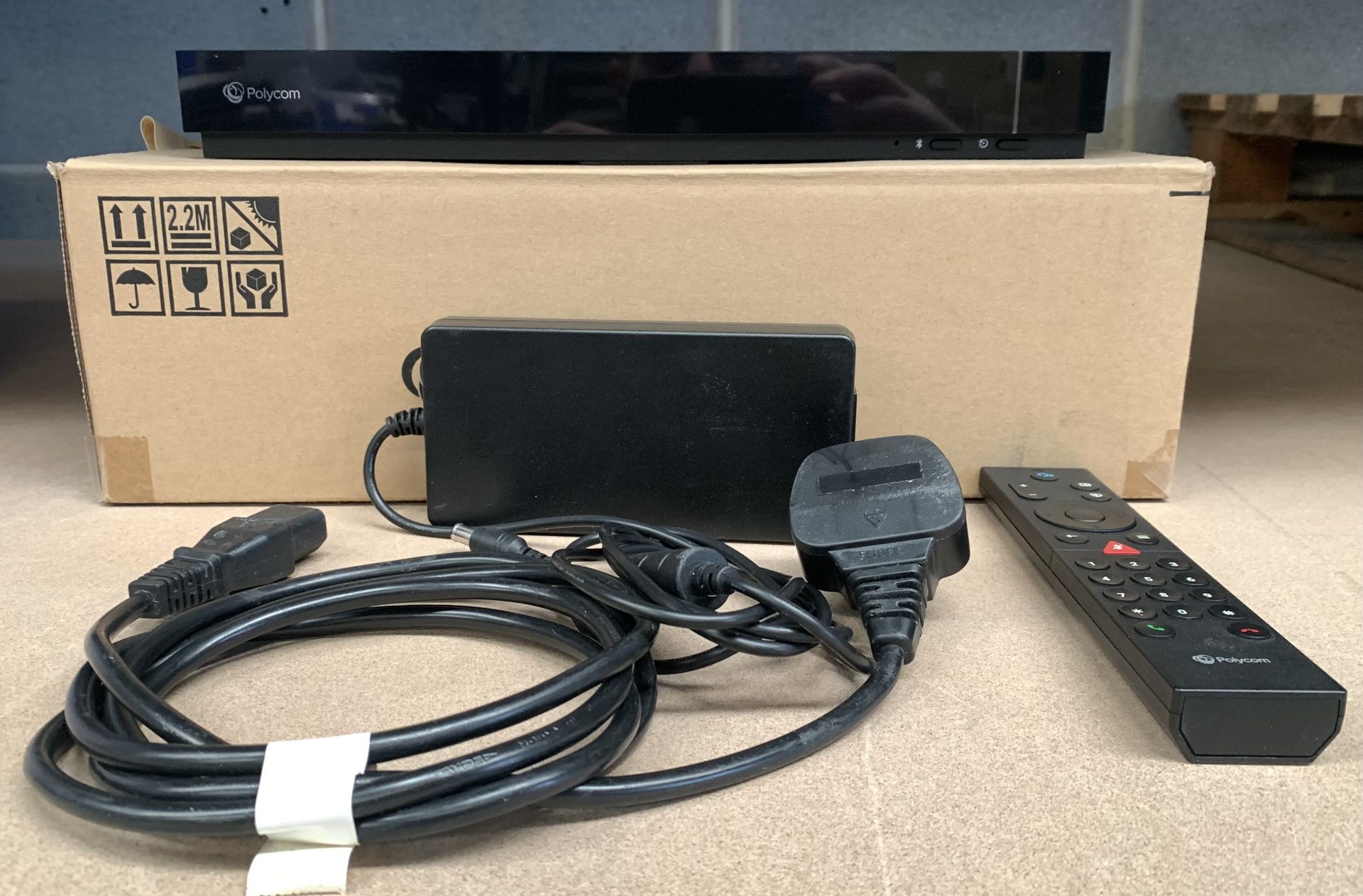 Polycom G7500 VC unit including built in eagleeye digital breakout adapter, STOCK IMAGE