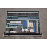 Avolites Pearl Tiger lighting console with flight case
