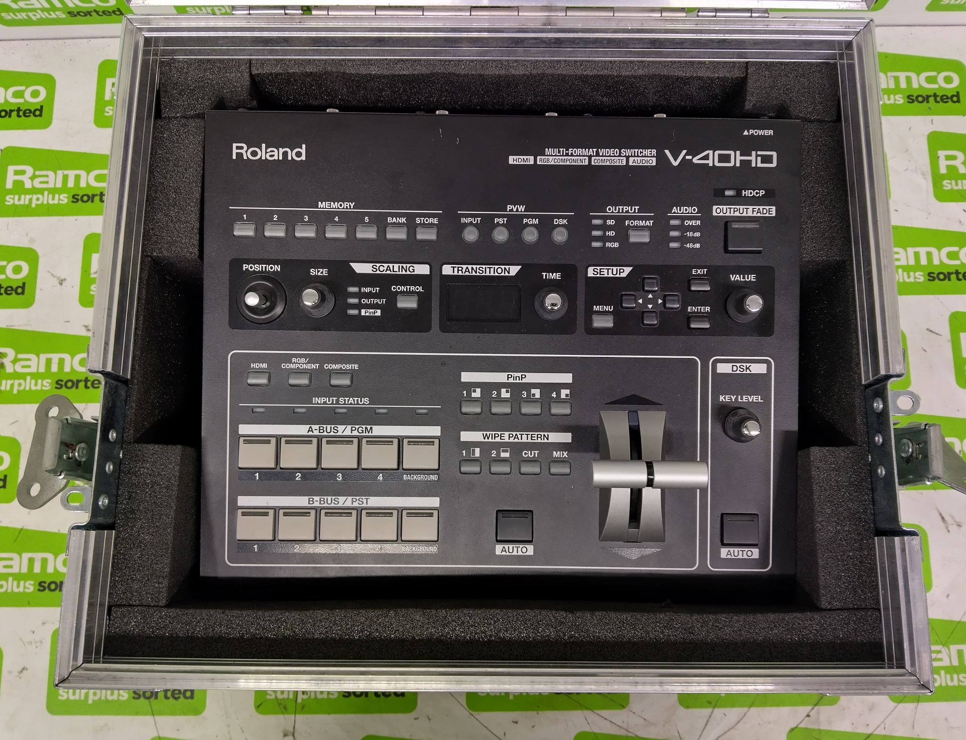 Roland V-40HD multi-format video switcher with flight case - Image 2 of 5