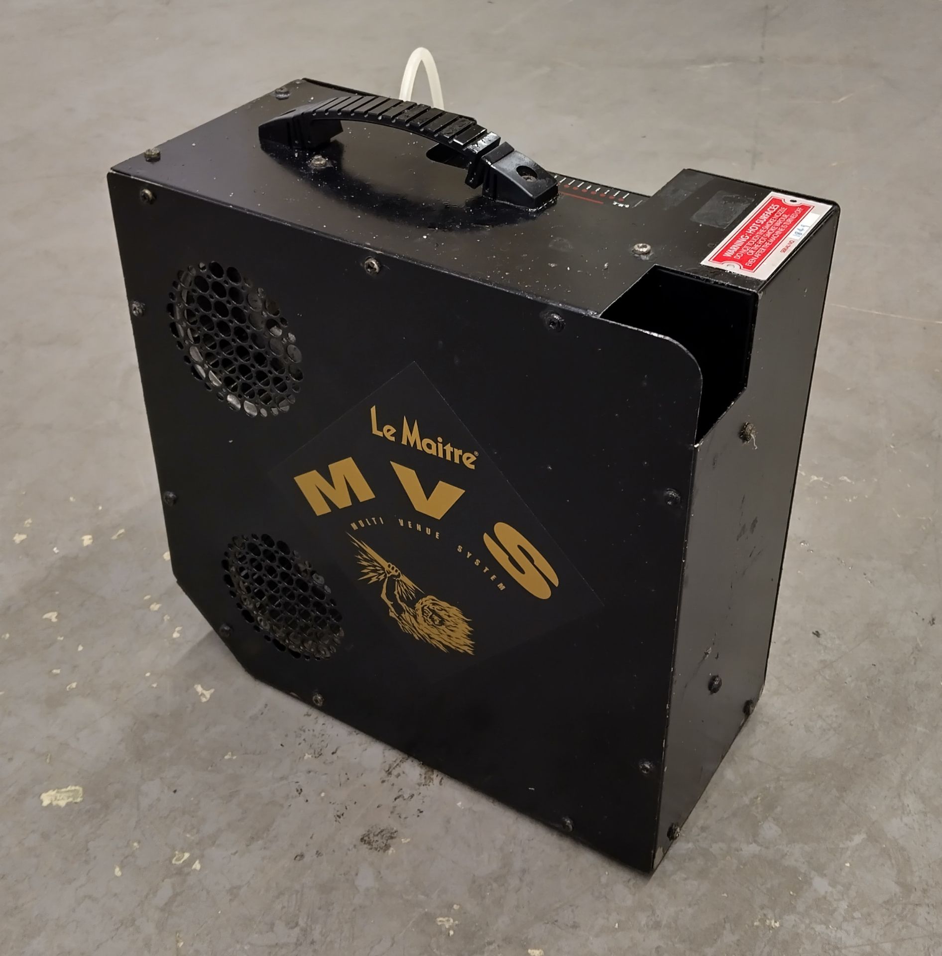 Le Maitre MVS DMX 512 hazer machine with flight case - FAULTY PUMP - Image 3 of 6