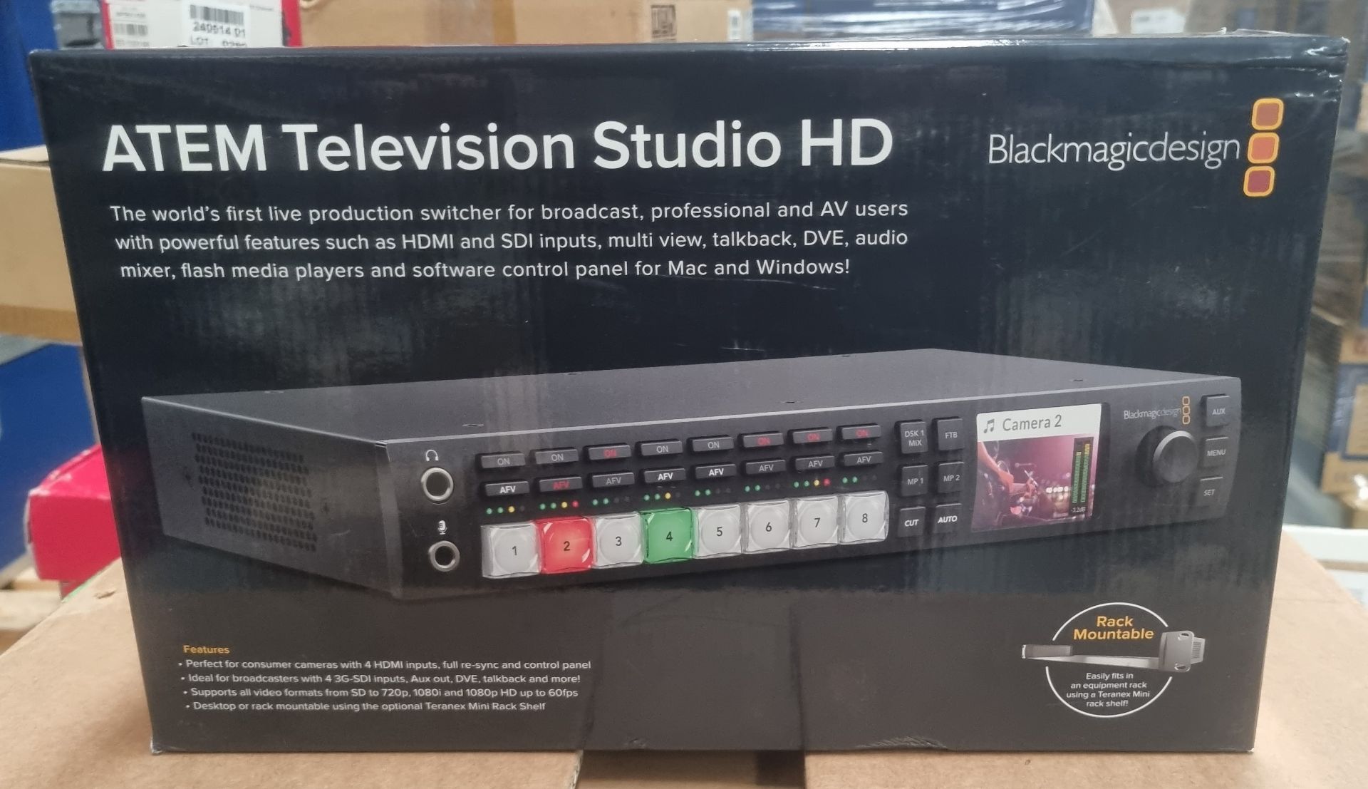 Blackmagic ATEM TV Studio HD vision mixer, tested and working, STOCK IMAGE - Image 7 of 8