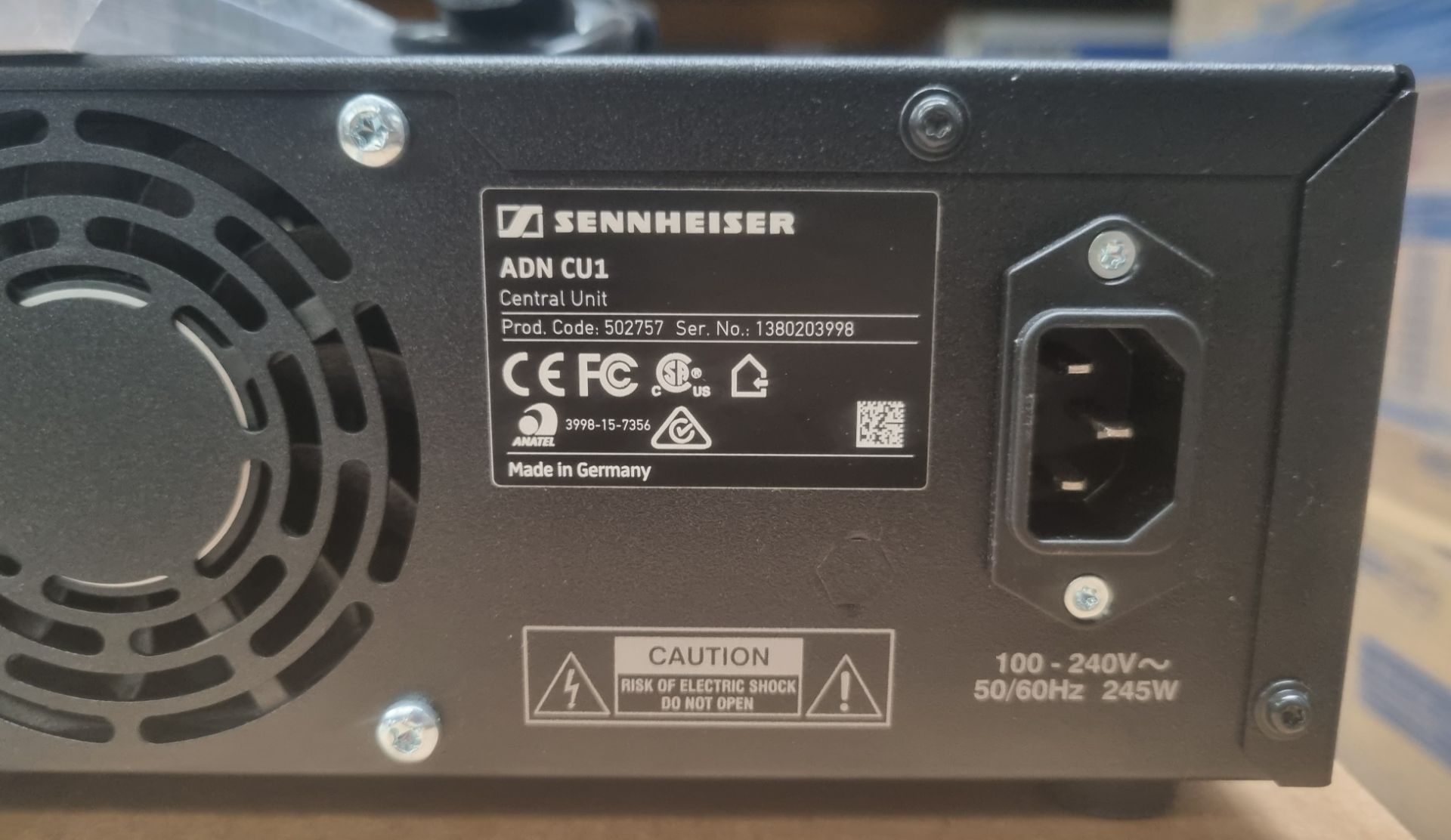 Sennheiser CU1-UK central control unit, STOCK IMAGE, tested and working unit only - Image 4 of 5