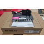 4 x NETGEAR 8-Port Gigabit Ethernet Smart Switch (GS108T)