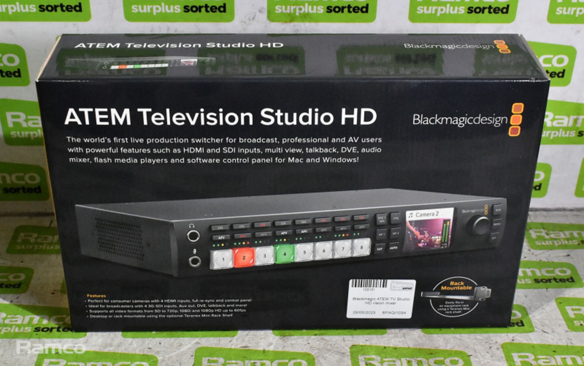 Blackmagic ATEM TV Studio HD vision mixer, tested and working, STOCK IMAGE - Image 8 of 8