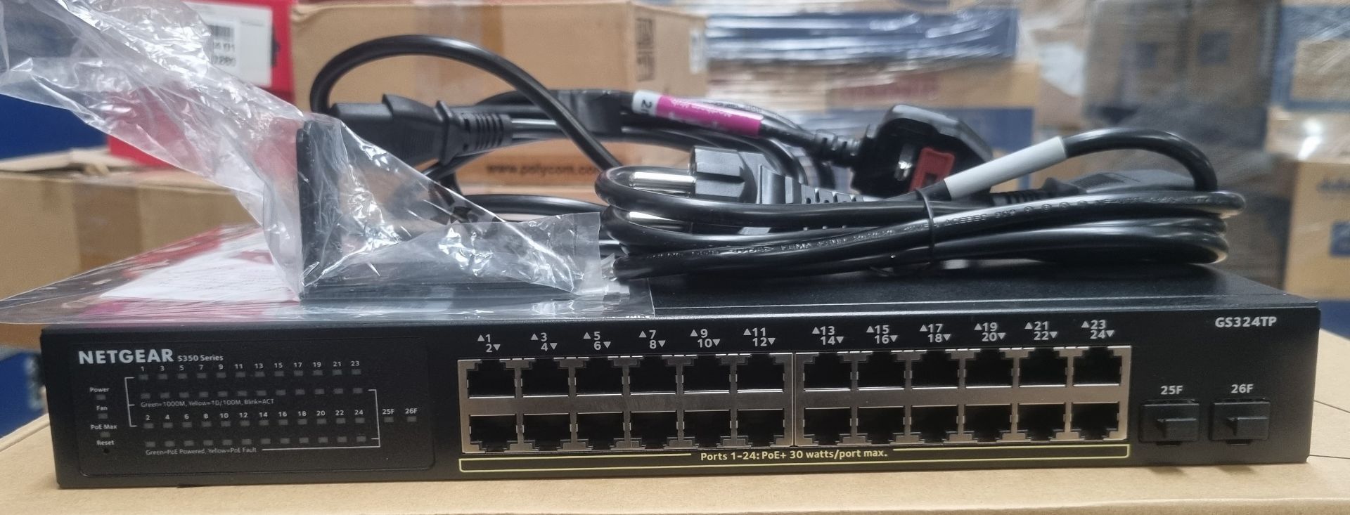 5 x NETGEAR GS324TP 24 Port Network Switch - Image 2 of 4