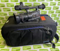 Canon XF305 video camera in storage bag - MISSING SDI OUTPUT