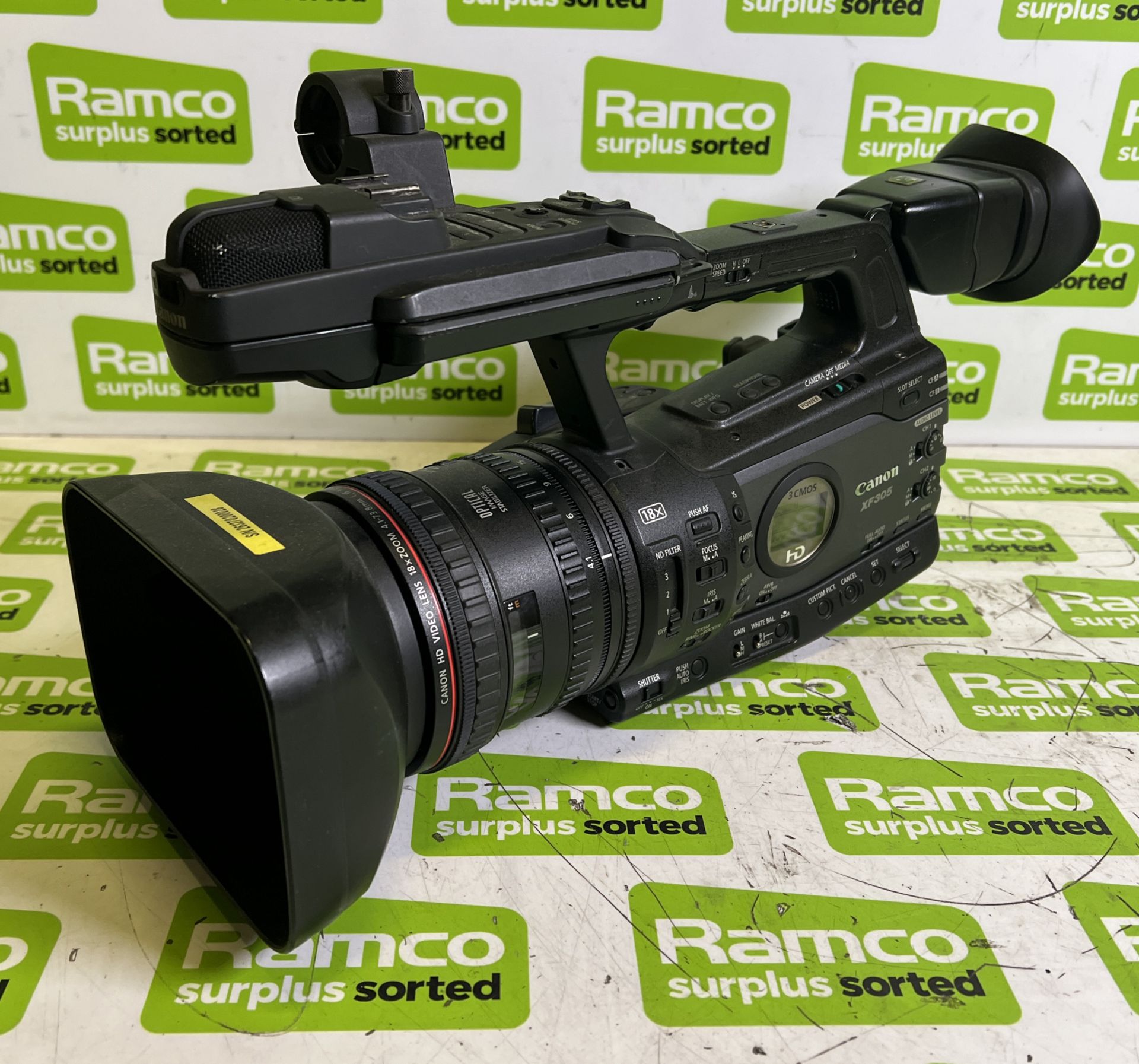 Canon XF305 video camera in storage bag - MISSING SDI OUTPUT - Bild 2 aus 10