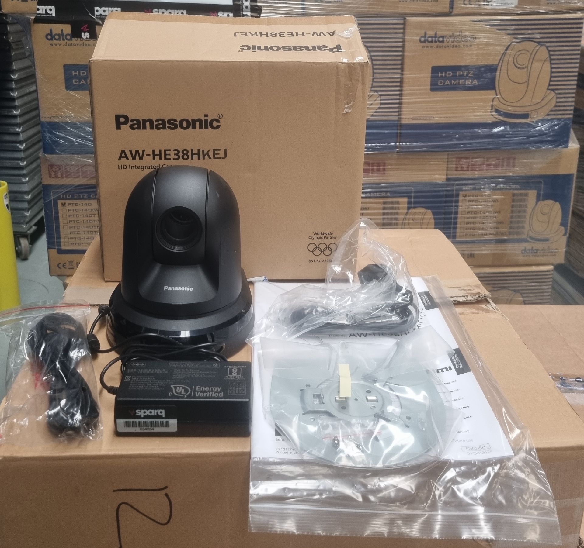 Panasonic AW-HE38HKEJ (none NDI) tested and working, STOCK IMAGE, complete with manual