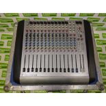 Soundcraft Spirit E12 mixer in flight case - case dimensions: L 660 x W 540 x H 180mm