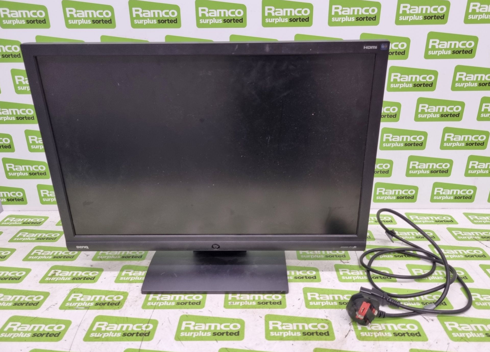 BenQ G2400W 24 inch LCD monitor with flight case - Bild 5 aus 6