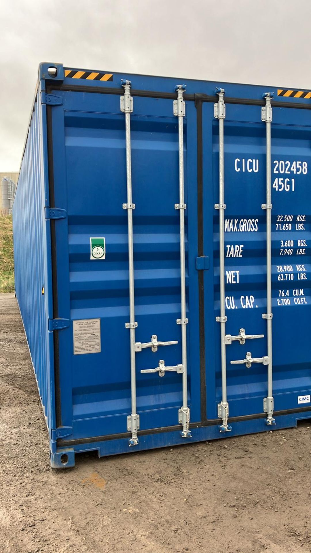 20x 40ft high cube containers – Grade A condition – Location: PD Ports, TS24 0UZ