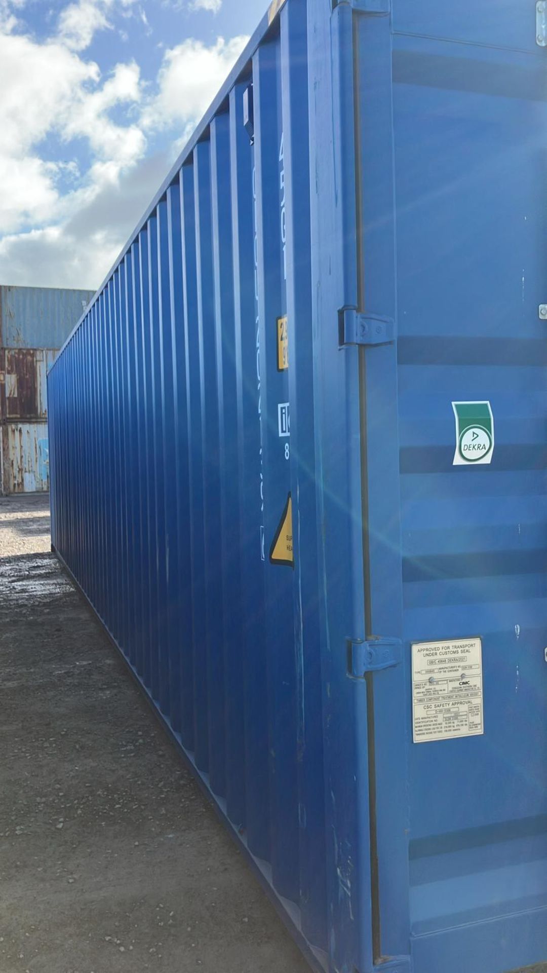 20x 40ft high cube containers – Grade A condition – Location: PD Ports, TS24 0UZ - Image 10 of 12