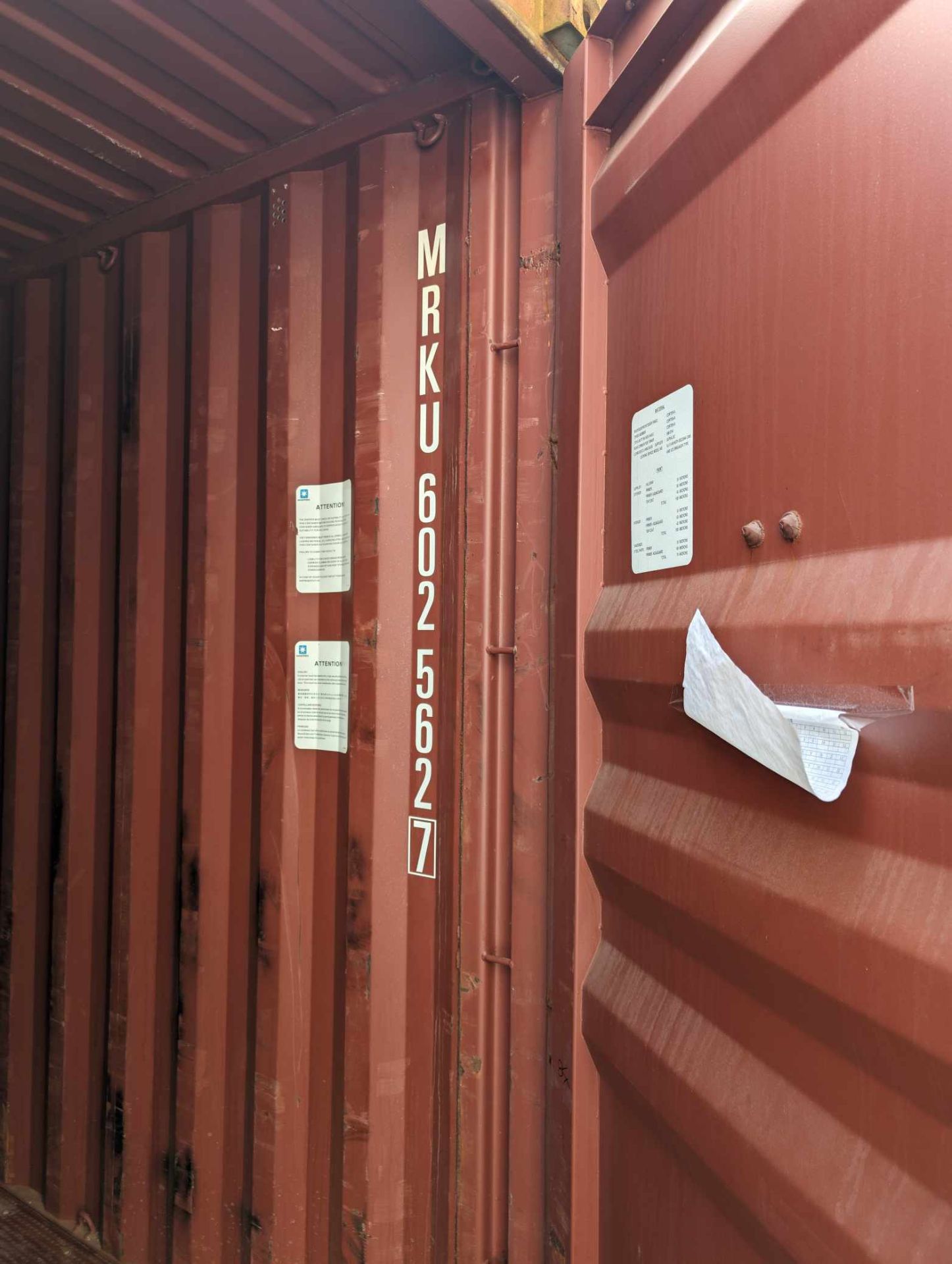 20x 40ft high cube containers – Cargo-worthy condition – Location: WS Transportation, LS24 9SE - Bild 4 aus 4