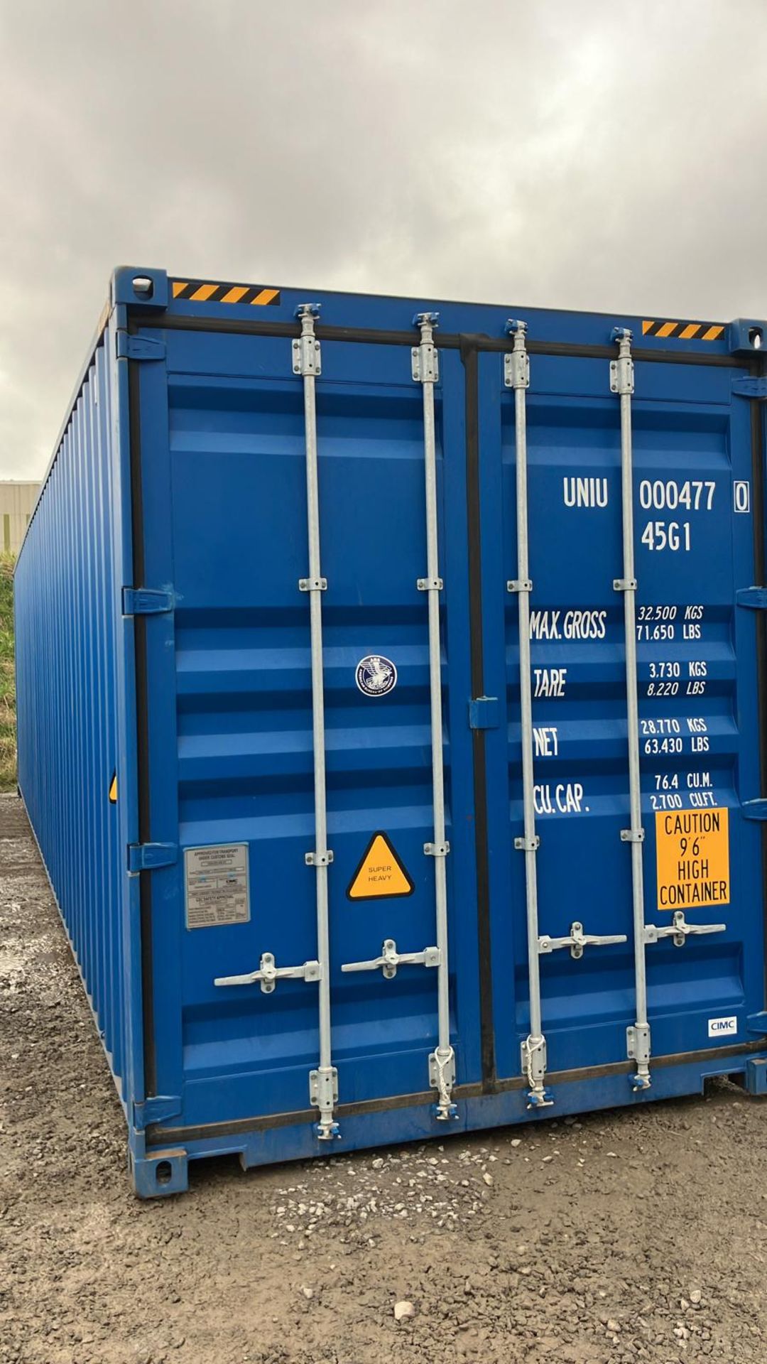 20x 40ft high cube containers – Grade A condition – Location: PD Ports, TS24 0UZ - Image 7 of 9