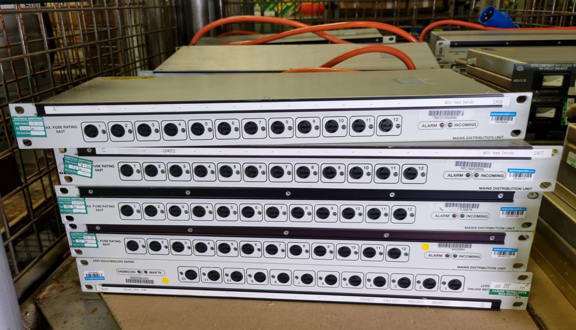 20x Dega 12 way mains distribution units 8x TSL 12 way mains power ...
