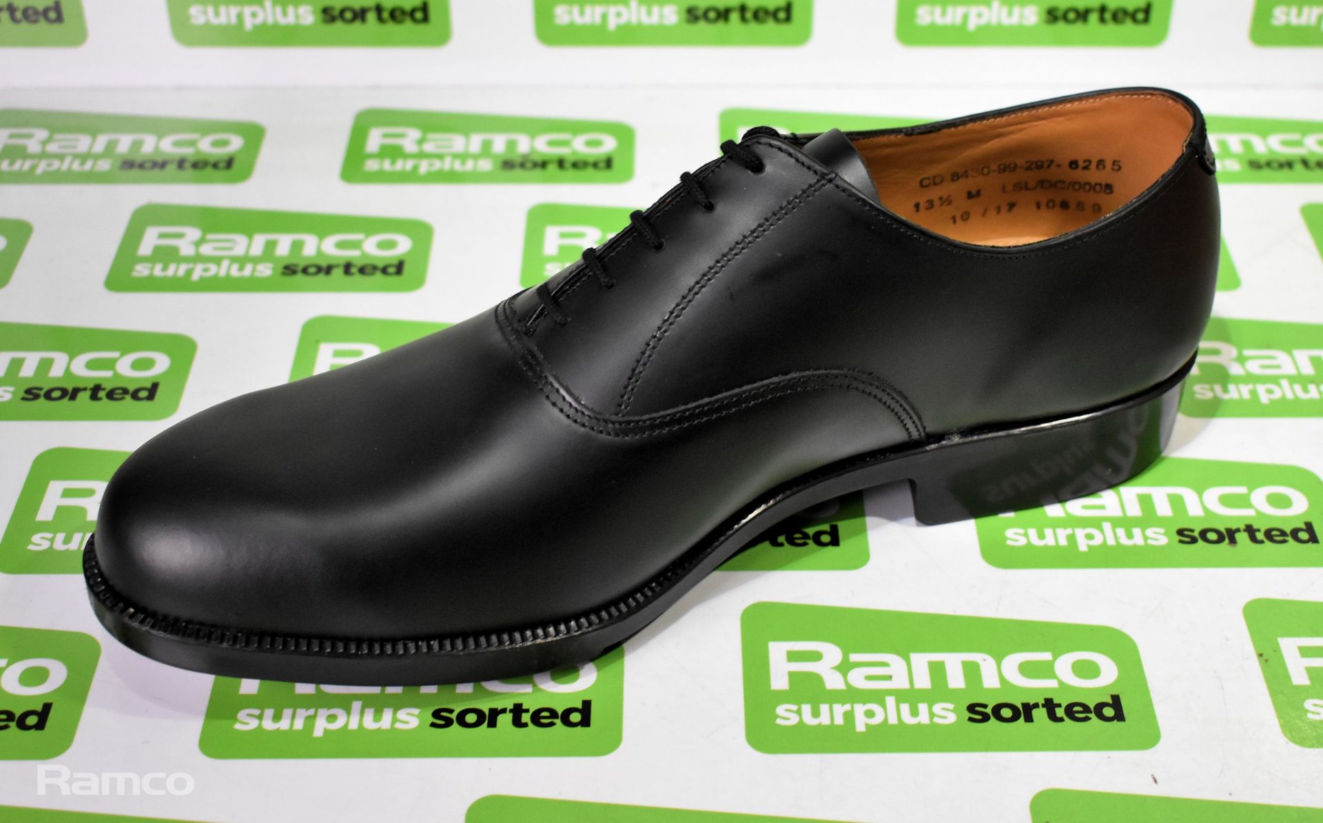 3x Pairs of British Forces service shoes - Black - Size 13.5L - Image 3 of 5