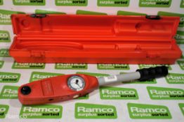 3/8 inch drive dial indicating torque wrench - 0-80nm (0-60lb.ft)