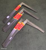 17x Starrett RSS-24 rafter framing squares