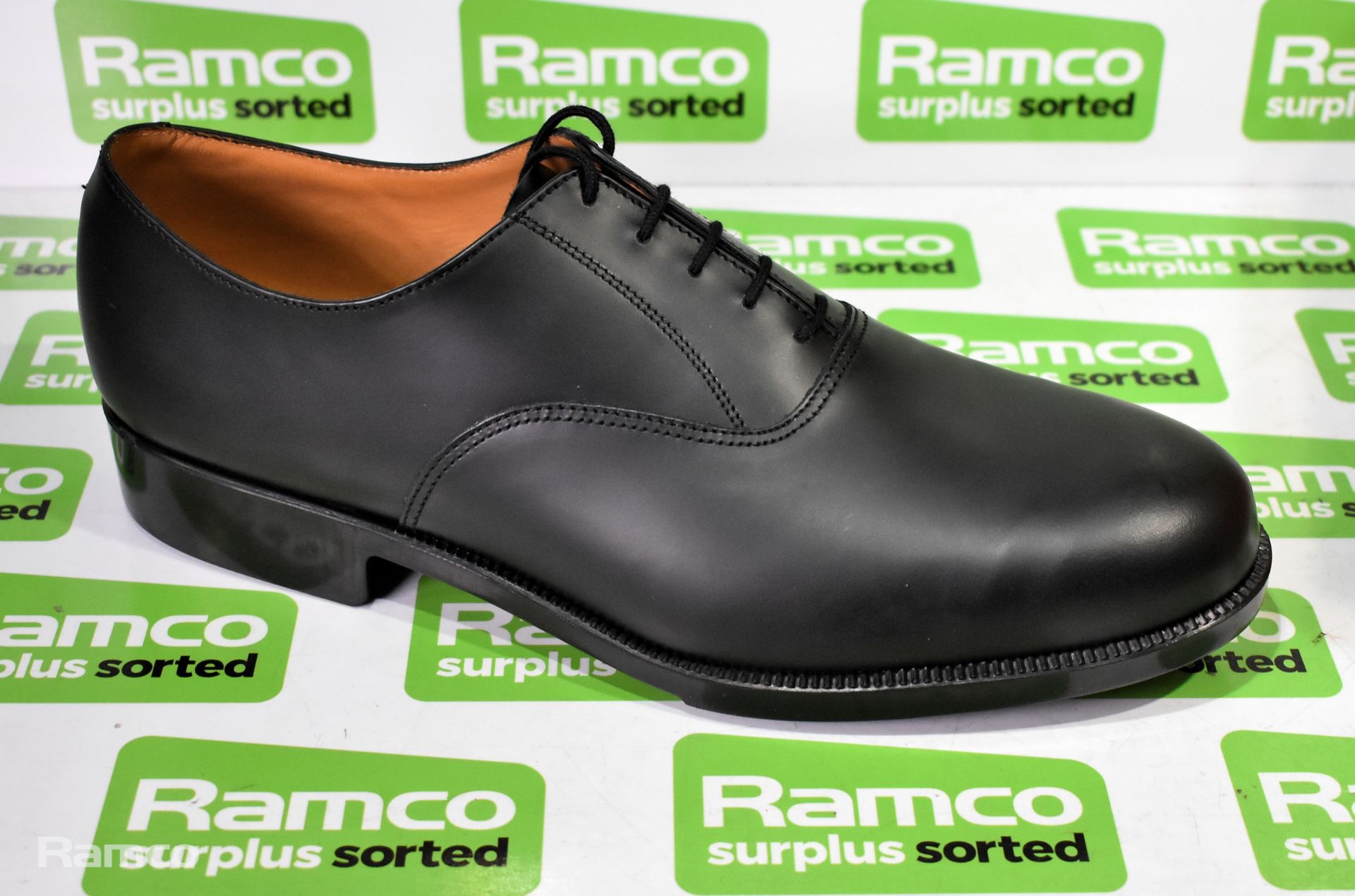 3x Pairs of British Forces service shoes - Black - Size 13.5M - Image 2 of 5