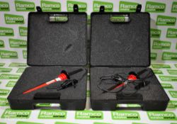 2x Pomona 80K - 40 high voltage probes with cases