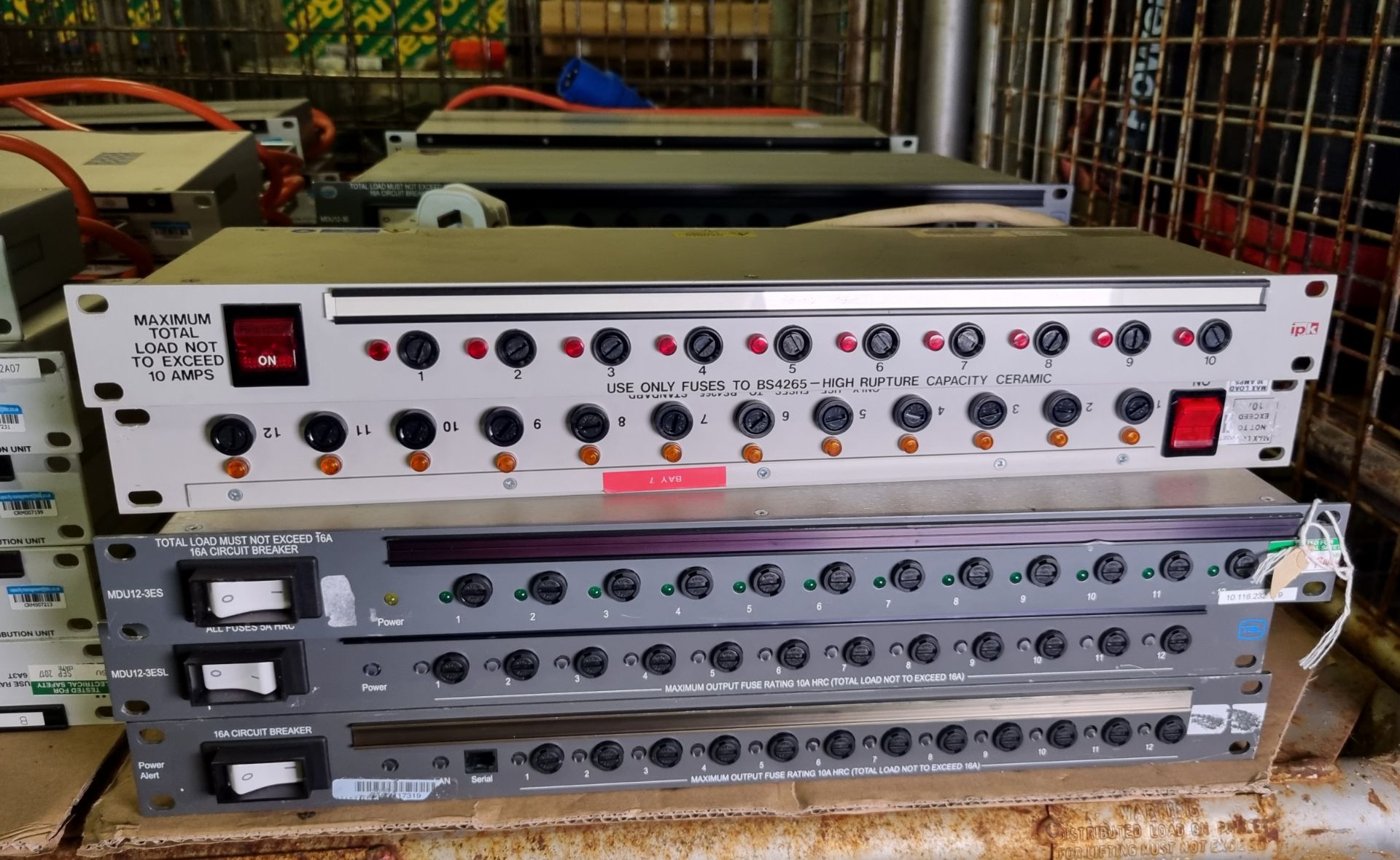 20x Dega 12 way mains distribution units 8x TSL 12 way mains power ...
