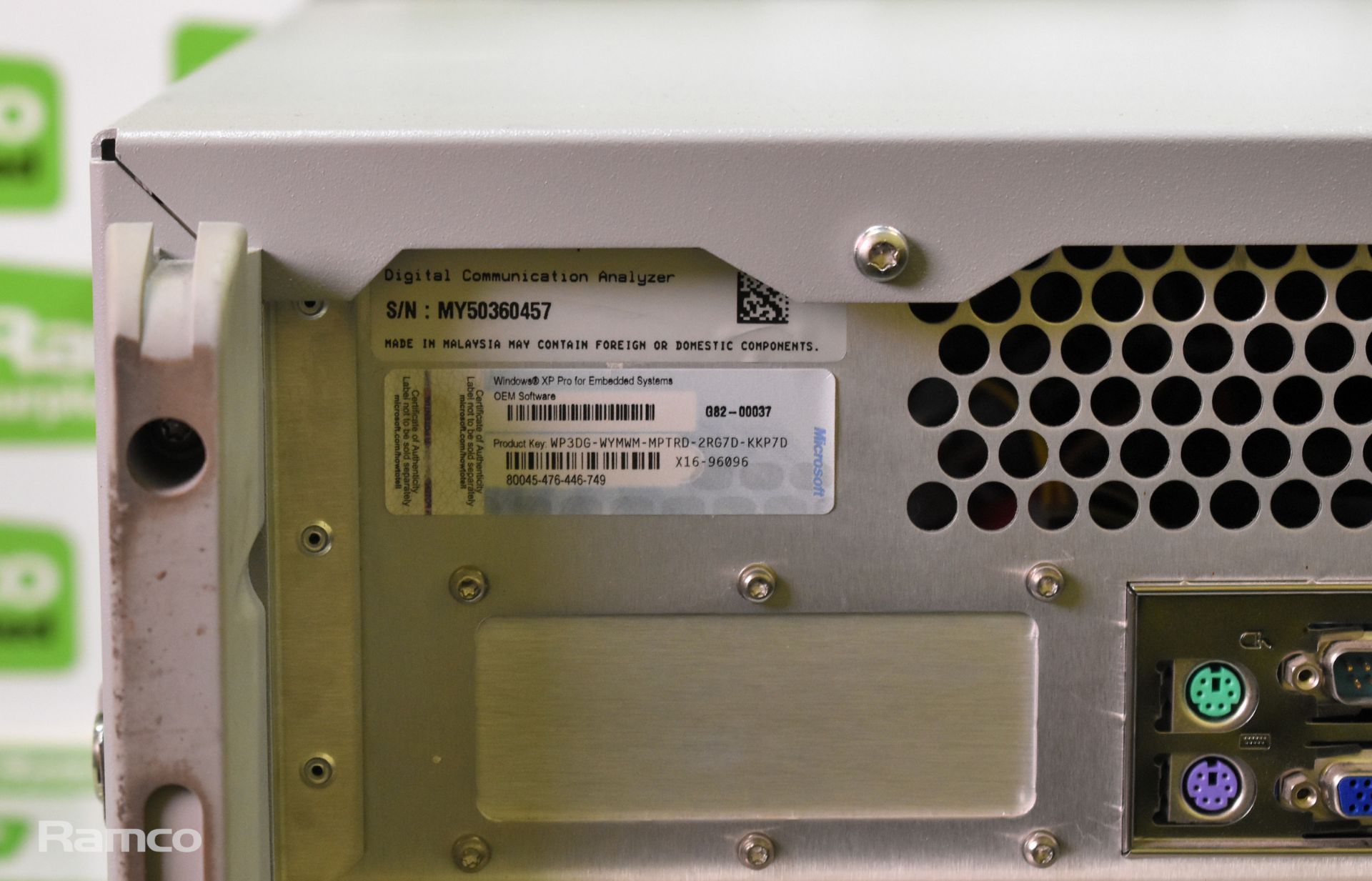 Agilent DCA-X 86100D wide bandwidth oscilloscope with Agilent 86117A ...