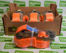 4x Neilsen 8m ratchet straps