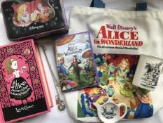 Selection of Alice in Wonderland items