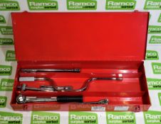 Draper Expert 1/2 inch Sd socket accessory set in metal case