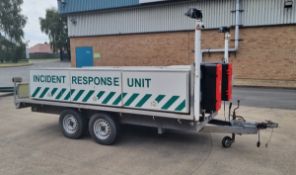 Taylor’s Trailers Mr Mobile FG286 twin axle flatbed trailer – 4.9m total length - 3000kg