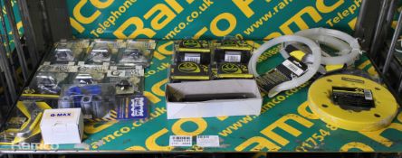 7x Qmax Sheet Metal Hole Punches and various CK Tools Hand Tools - see description for full details