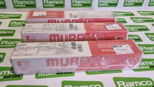 3x packs of Murex Vodex E6013 - Welding electrodes 2.0 x 350mm - 425 per pack - 5.1kg per pack