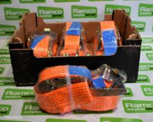 4x Neilsen 8m ratchet straps