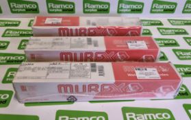 3x packs of Murex Vodex E6013 - Welding electrodes 2.0 x 350mm - 425 per pack - 5.1kg per pack
