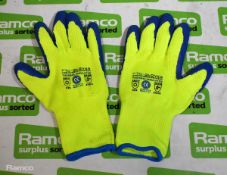 120 pairs of Pro-Gloves thermal insulated latex palm work gloves