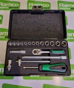 Stahlwille 1/4 inch SD socket wrench set metric cased