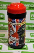 18x tubs of Gorilla wipes - 80 wipes per tub